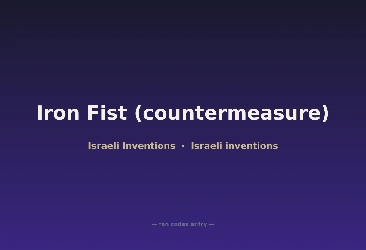Iron Fist (countermeasure)